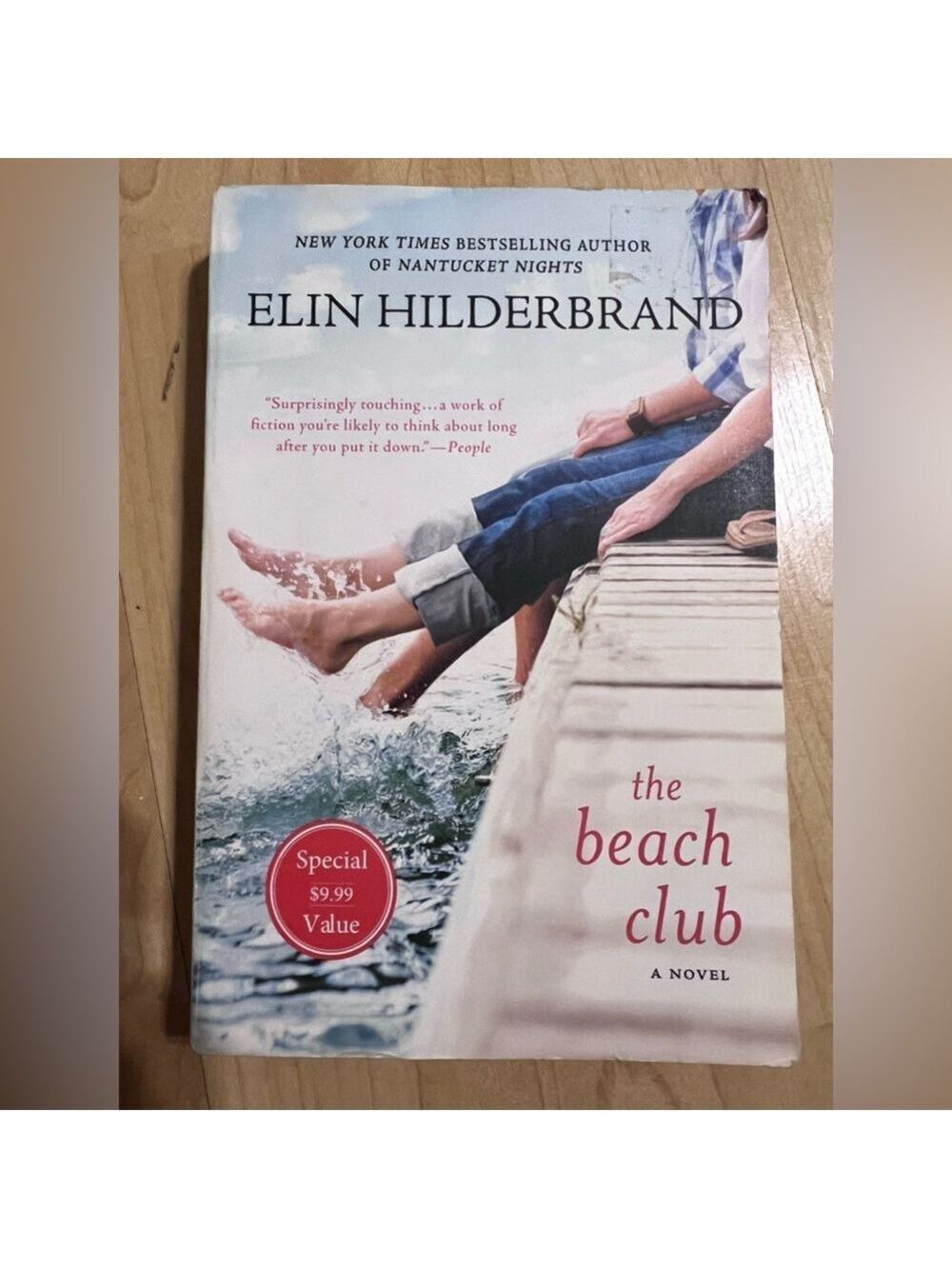 The Beach Club by Elin Hilderbrand - Paperback Novel (White, Blue, Pink)